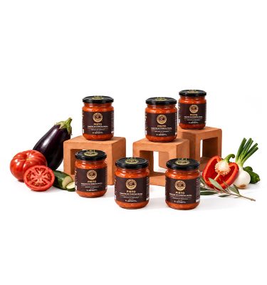 Pack seis de botes de Pisto con Tomate de Los Palacios